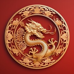 The dragon is the symbol of 2024. Year of the Dragon, Chinese New Year.