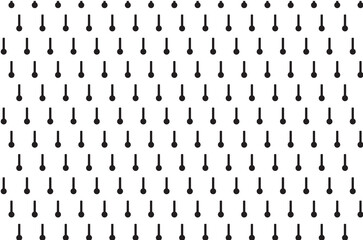 Digital png illustration of black test tubes repeated on transparent background
