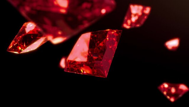 ルビーの雨900Fループ背景素材 ruby fall rain 900F loop background material