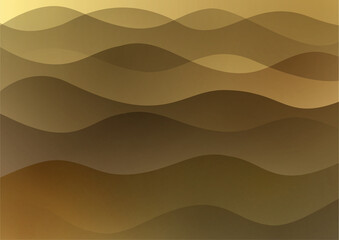 落ち着いた流線、曲線のイメージの背景　こげ茶、茶、ブラウン