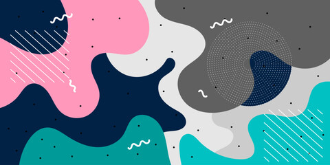 Abstract pop art background with wave pattern. Vector pattern. Color wave template and presentation design