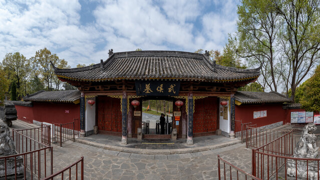 Shaanxi hanzhong mian county wuhou temple