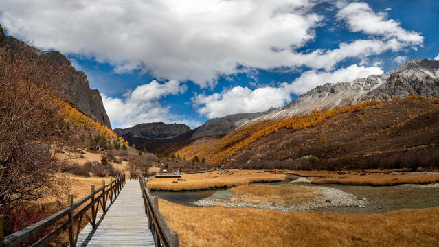 Ganzi Tibetan autonomous prefecture, sichuan province DaoChengYa scenery