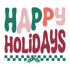 Happy Holidays Svg
