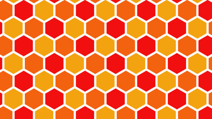 seamless pattern with hexagons