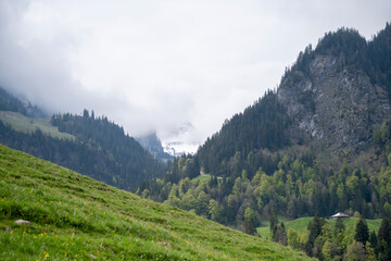 landscape with clouds