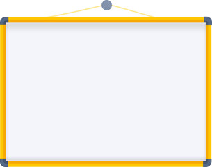 Magnetic marker whiteboard realistic 