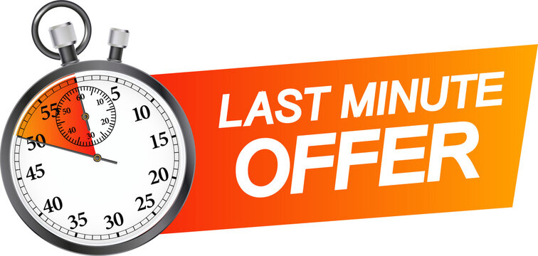 Last minute offer hot sale bright. Sale countdown badge.Hot sales limited time only discount promotions.