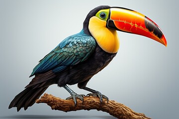 Fototapeta premium toucan on a branch