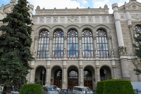 View at Vigado Concert Hall on Budapest in Hungary