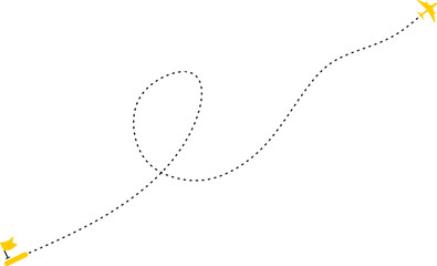 Airplane Travel Route