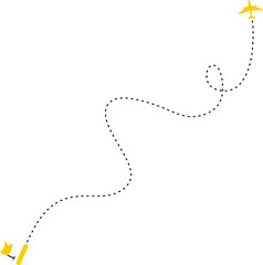 Airplane Travel Route