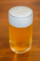 コップのビール