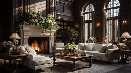 Elegant formal sitting room