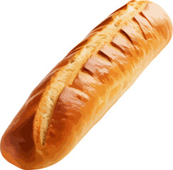 French loaf bread clip art