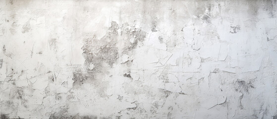 Fototapeta premium White textured background with silver shimmer. Grunge, abstract concrete background. Decorative stucco, painting. Generative ai.