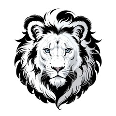 Obraz premium lion head vector