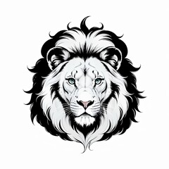 lion head vector