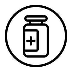 Medicine Icon in Line Style