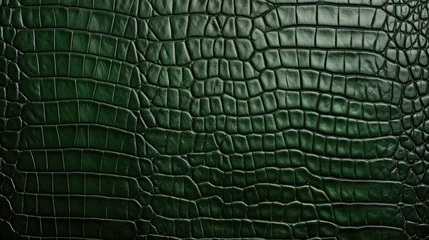 Foto op Aluminium Crocodile skin texture. Background pattern crocodile alligator skin. Reptile skin closeup © megavectors