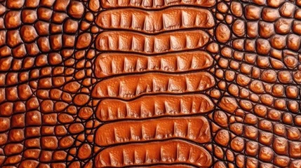 Poster Crocodile skin texture. Background pattern crocodile alligator skin. Reptile skin closeup © megavectors