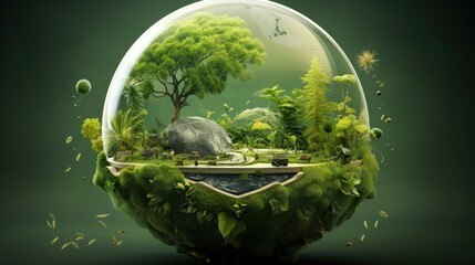 iconos ecológicos. Piensa Verde. Salve el planeta. se ecologico - obrazy, fototapety, plakaty