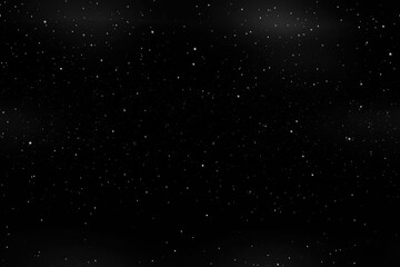 Obraz premium Flying dust particles on a black background