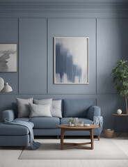 Living Room Dusty Blue 2