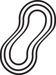 wavy line