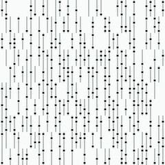 Monochrome Glitch Effect Textured Pattern