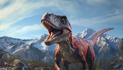 Tyrannosaurus rex prehistoric predator