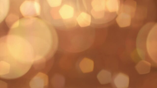 Beige background with bokeh. Christmas background.
