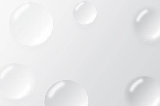 Gradient white Graphic Background Pattern Bubble Elegant and Modern for Illustration © Mek98