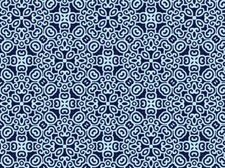 Vector seamless decorative geometric shapes pattern background	