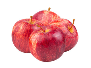 red apple isolated on transparent png