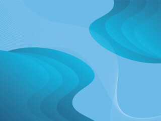 Vector abstract wave colorful wave landing page flat background vector design	
