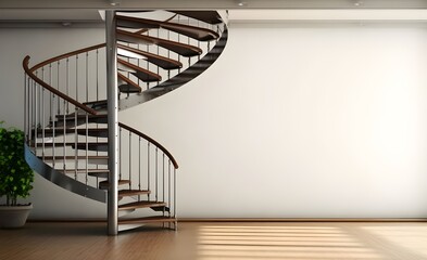 modern bright interiors 3D rendering illustration computer generated image not photos and not private property