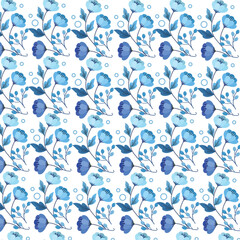 Vector seamless decorative geometric shapes pattern background	