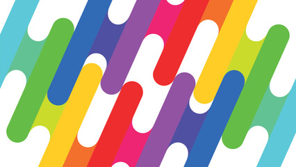 colored abstraction, rainbow stripes, LGBT colors on a transparent background, colored pencils and paints, thick smears of paint