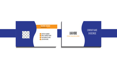 Double side business card design
