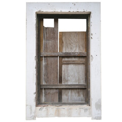 puerta destruida fondo transparente