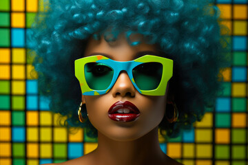 Saturday Vibes: Afroamerican Beauty in Colorful Pop Art