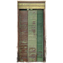 puerta destruida fondo transparente