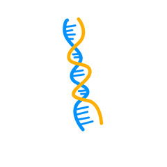 DNA string icons