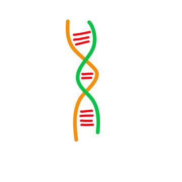 DNA string icons