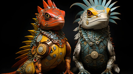 Fototapeta premium Surreal animals
