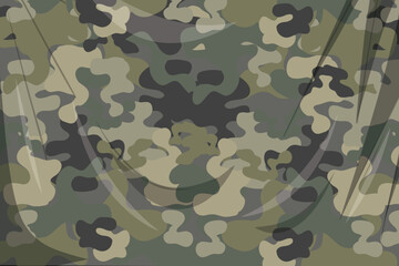 Fototapeta premium Army and military camouflage texture pattern background design 