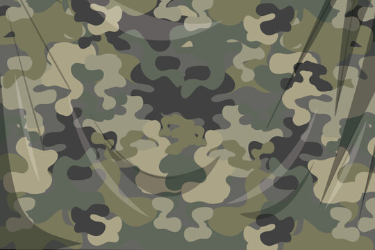 Army and military camouflage texture pattern background design	