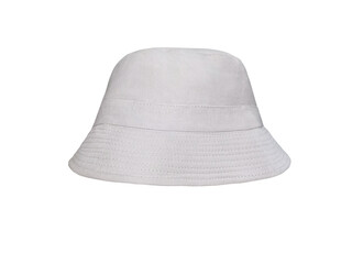 white bucket hat Isolated PNG transparent