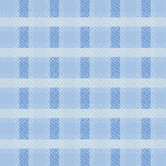 Blue and white background, plaid texture seamless pattern fabric checkered background, gingham background